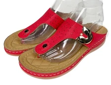 EU 40 My Comfy Feet Flip Flop Orthopedic Lightweight Flip Flop Sandal Synthetic