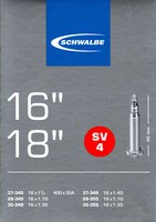 Schwalbe Sv 4 Schlauch 16 Zoll 18 Zoll 16X1.10-1.40 18X1.10-1.35