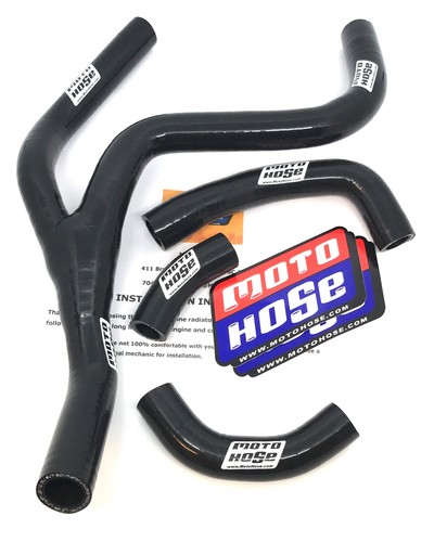 Suzuki RMZ250 years 2013 to 2018 SILICONE Y RADIATOR HOSE kit YELLOW 23-405YY - Picture 4 of 5