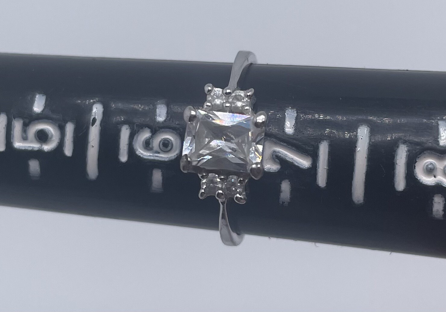 925 Rectangular Crystals Four Small Crystal 6.5 R… - image 4