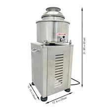 PreAsion Electric Meat Puree Making Machine Meatball Beating Machine Stainless S
