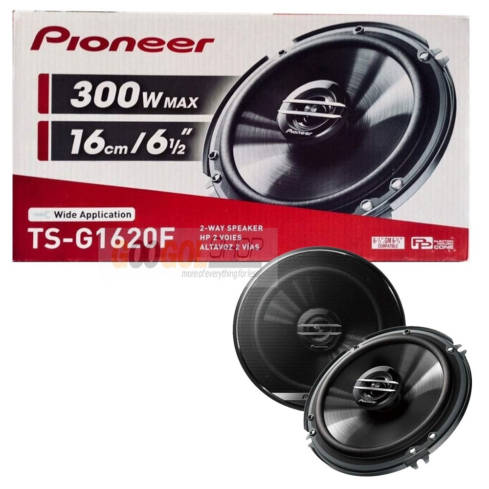 Pioneer 6-1/2 inch 300 Watts 2-way Front & Rear Door for 2011-2019