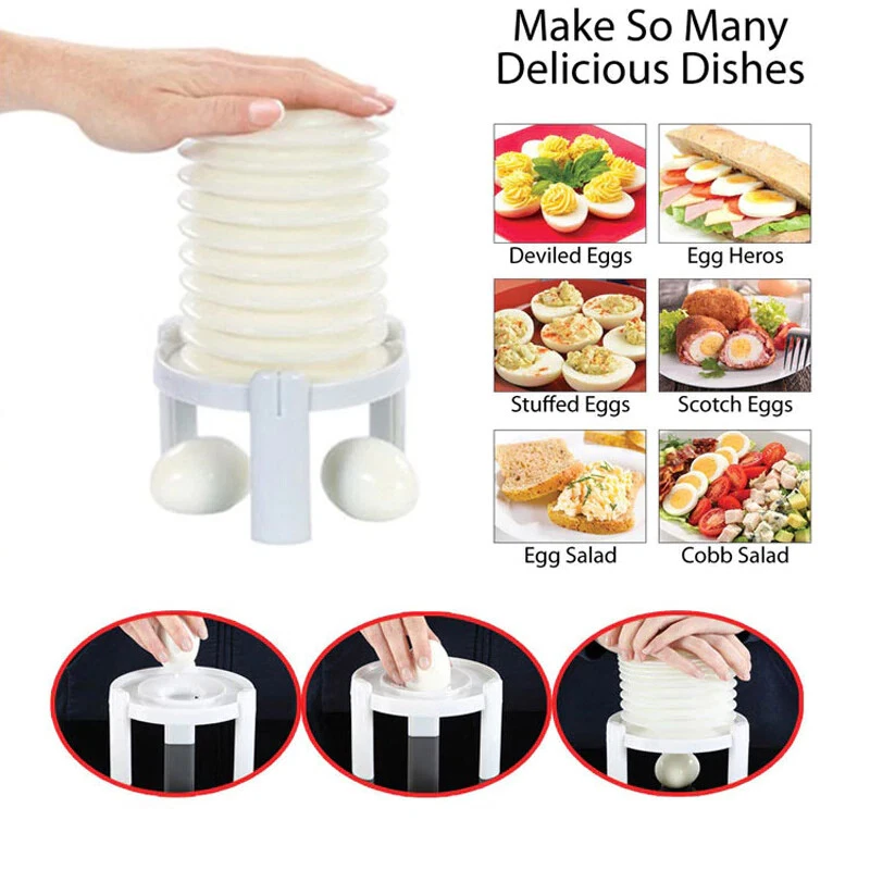 Kitchen Hard Boiled Eggs Peeler Seconds Stripper Peel Multi Egg