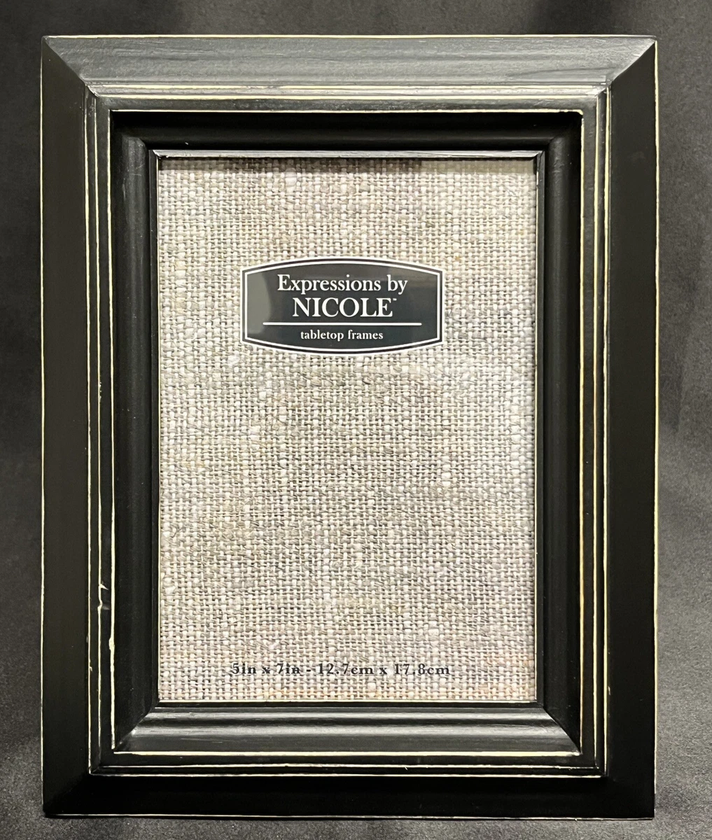Black Distressed Picture Frames