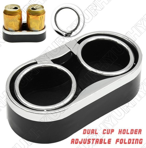 Dual Adjustable Folding Drink Cup Holder For Boat Marine Car RV Truck SUV Van - Picture 11 of 11