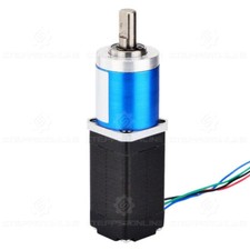 STEPPERONLINE Geared Stepper Motor Nema 8 W/ 19:1 Planetary Gearbox L 38mm 0.6A