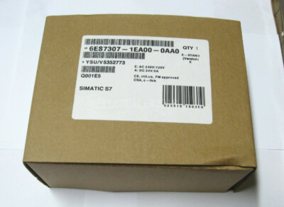 Siemens 6ES7307-1EA00-0AA0 Power Supply 6ES7 307-1EA00-0AA0 New In Box