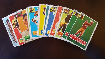 1956 topps football cards #1 to #60, complete your set