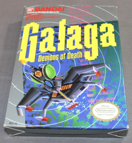Galaga: Demons Of Death ~ Gioco originale Nintendo (NES, 1988) ~ Completo di scatola