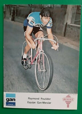 VINTAGE MAILLOT CYCLISTE Mercier Rik Van Steenbergen Poulidor 1949 Shirt Jersey EUR 410,00 - FR