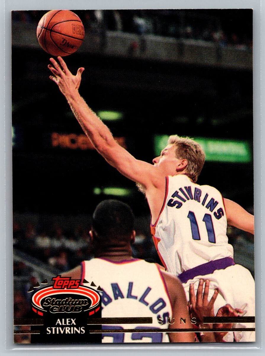 Alex Stivrins 1992-93 Stadium Club BASKETBALL #312 Phoenix Suns RC