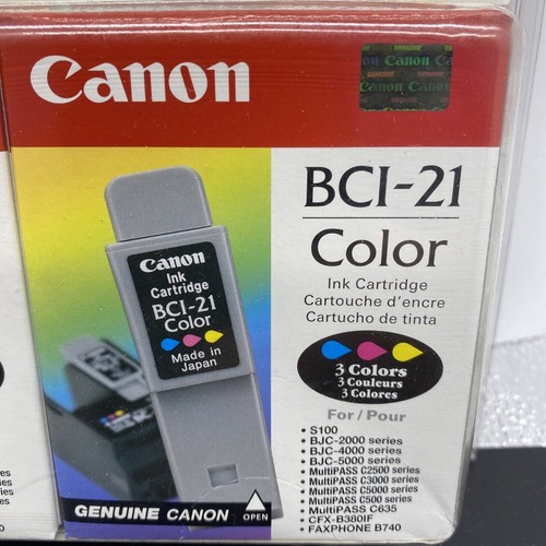 Genuine OEM Canon BCI-21 Black /Color Ink combo Pack - Picture 3 of 4