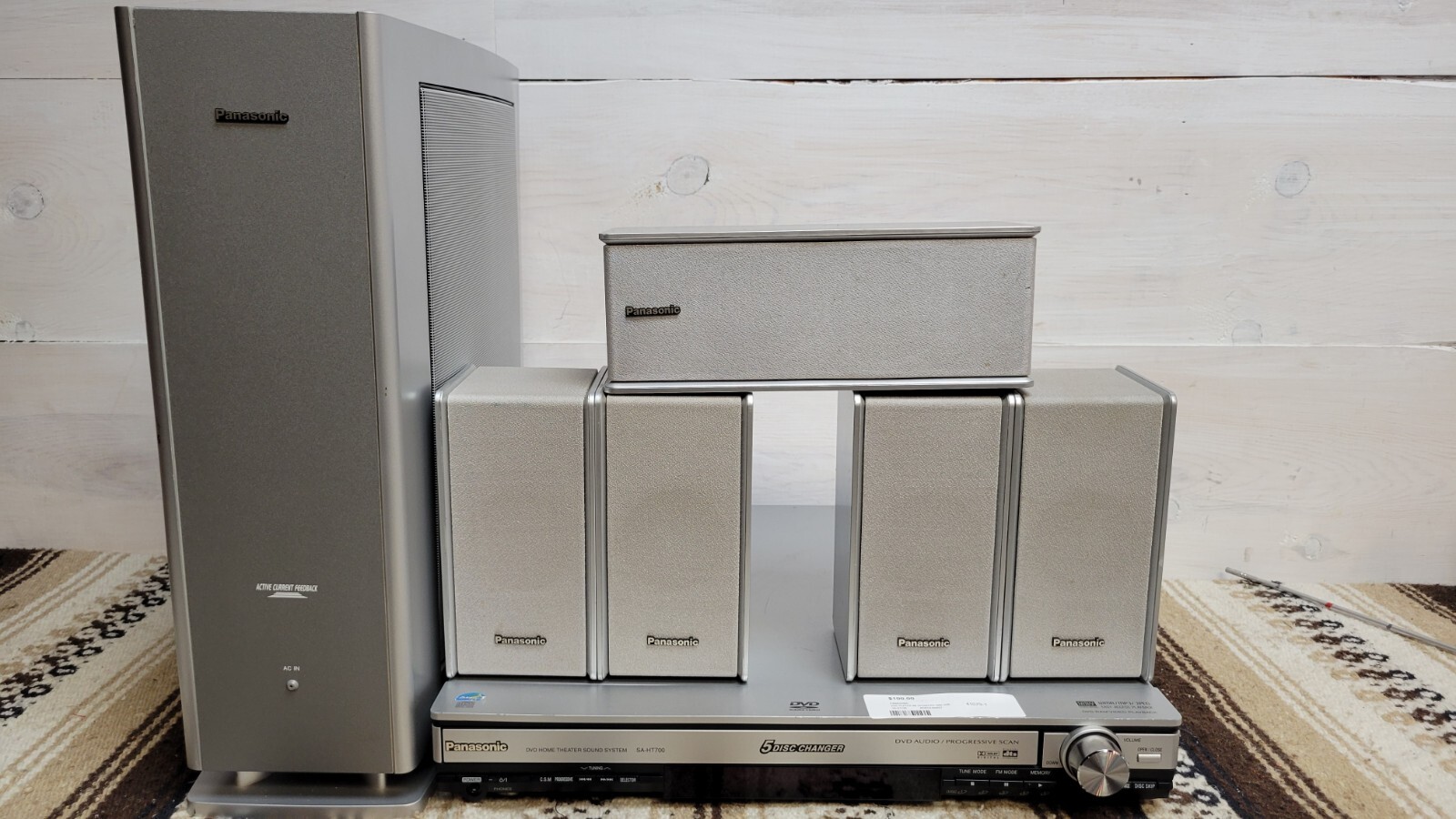 Panasonic SAHT700 DVD Home Theater Sound System 6 Speaker SBWA340