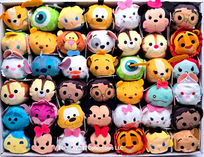 Disney Tsum Tsum ぬいぐるみ 32個&木製ケース Disney 