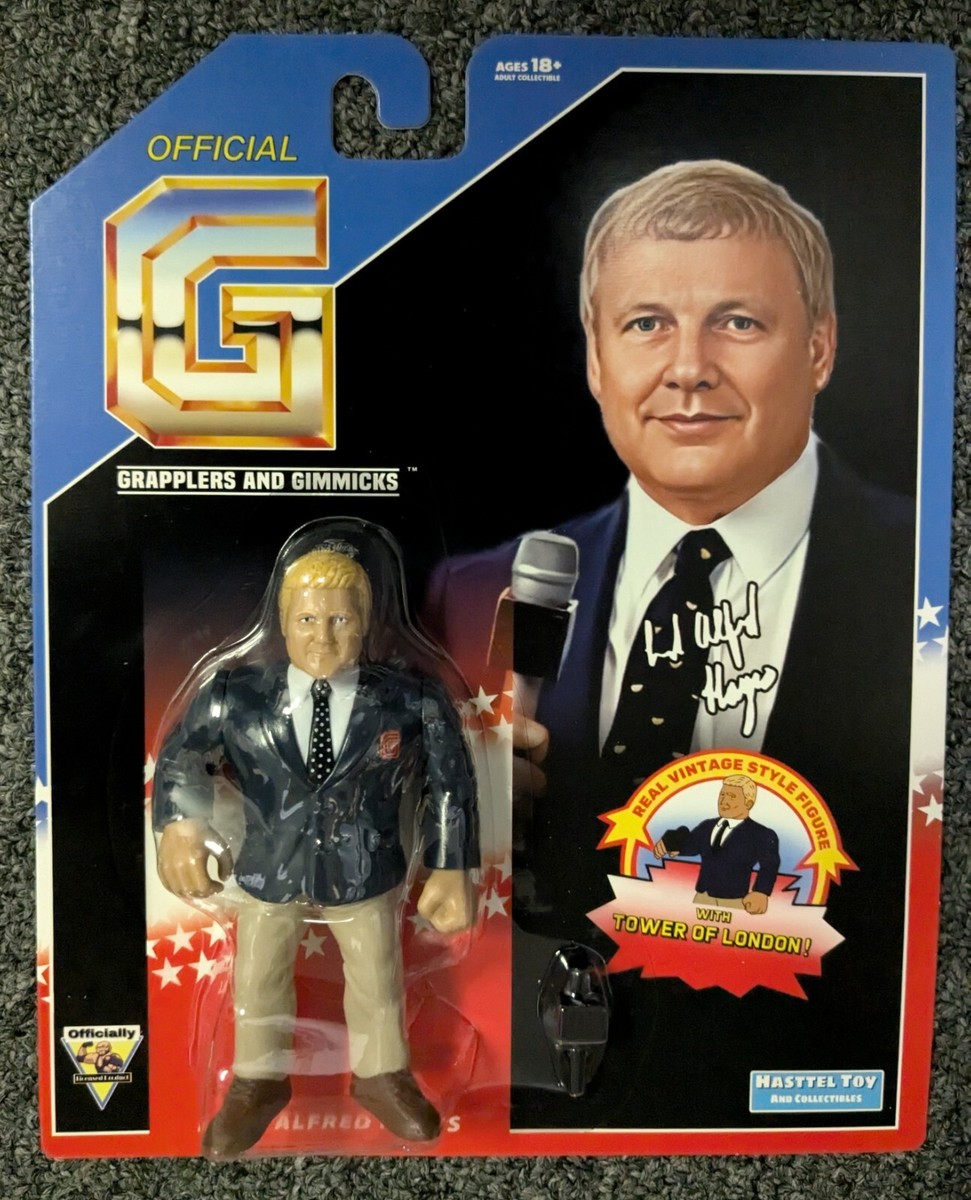 WWE WWF Lord Alfred Hayes Action Figure Hasttel Toys Grapplers