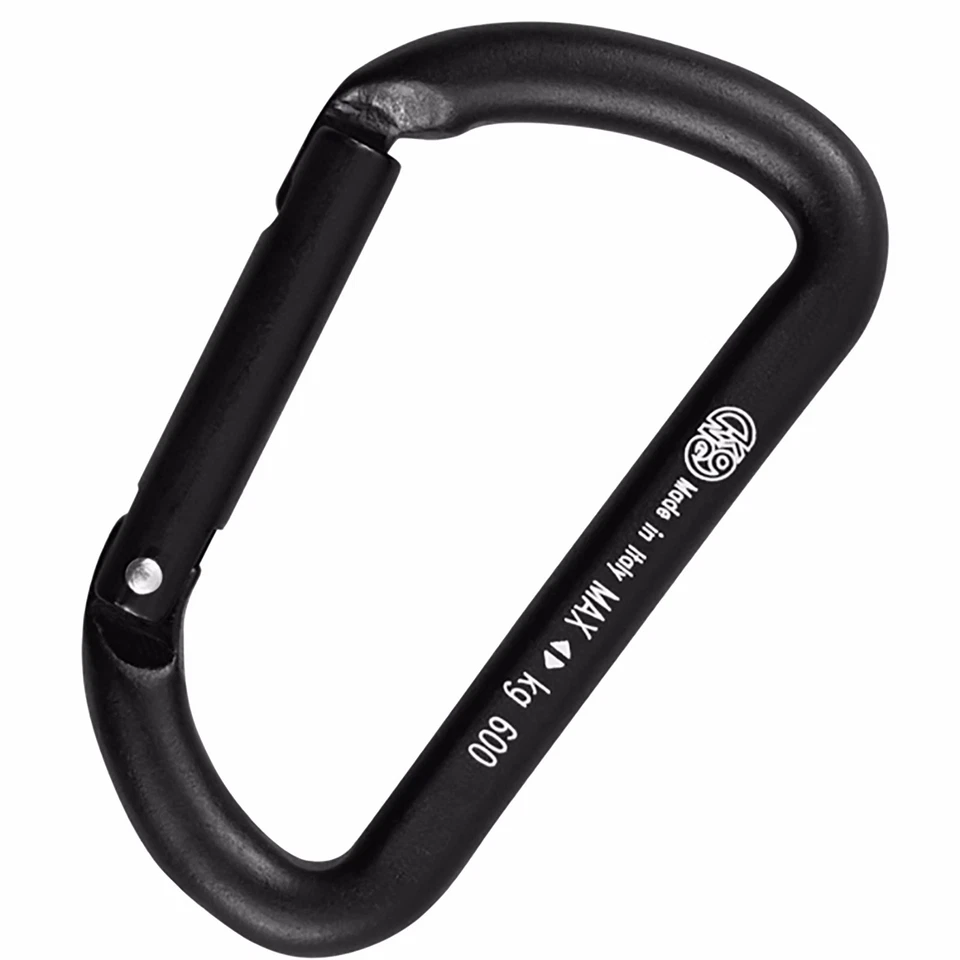 Kong Mini D - Mousqueton Droit Noir / Connecteur ( Charge Max 600Kgs