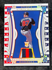 2023 Panini National Treasures STARS AND STRIPES PATCH  A.J. Smith Shawver 25/25