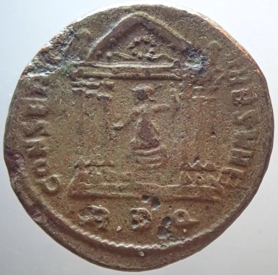 ¡RARO!!! ¡Templo hexástilo imperial romano Majencio!!! Original Auténtico!!! Foto 2 de 3