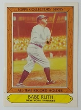 1985 85 Topps Collectors’ Series All-Time Record Holder Babe Ruth #31, HOF
