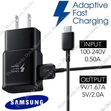 Adapter Fast Charger Type C With Phone Charging Cable For Samsung Galaxy Android