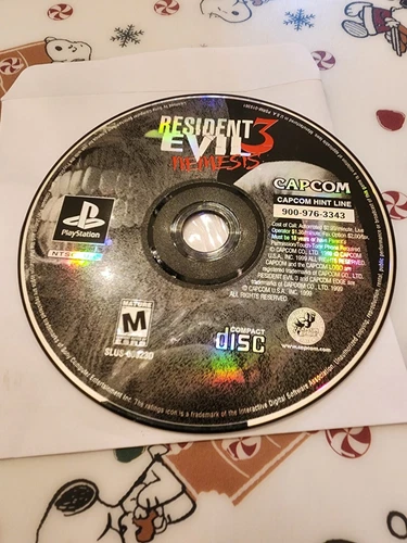 Resident Evil 3: Nemesis (Sony PlayStation 1, 1999) DISC ONLY PS1. Read