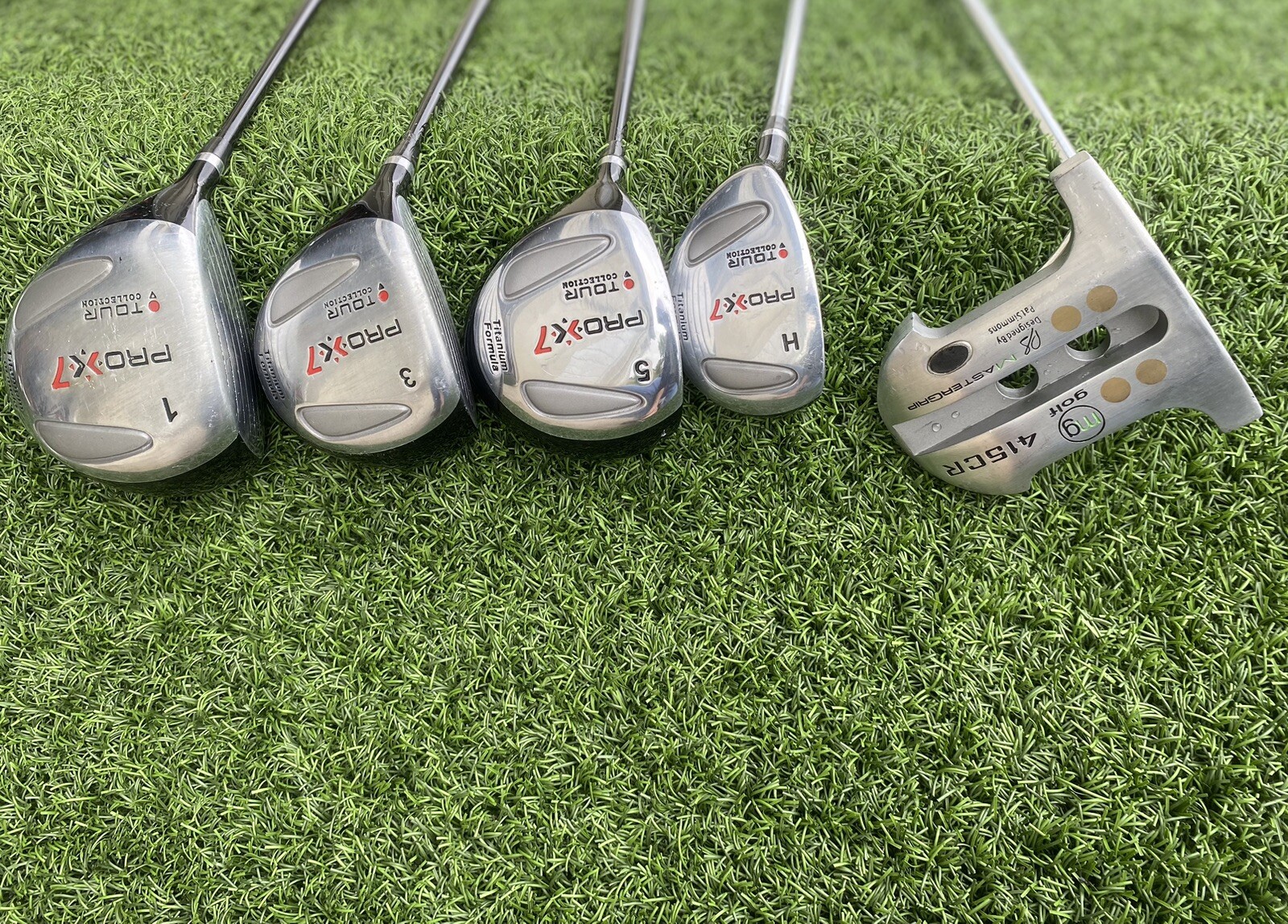 Complete Mens LeftHanded Golf Club Set MidFirm Pro X7 Tour 11 Clubs