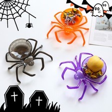 Plastic Sweet Bowl Candy Storage Container Dish Spider Shape Halloween Decor UK