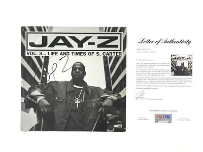 Jay-Z Rare Authentic Hand Signed Autographed Vinyl Record Album