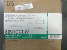 Philips Lightolier 8091CCLW 6" Fluorescent Recessed Downlight  Free Shipping 