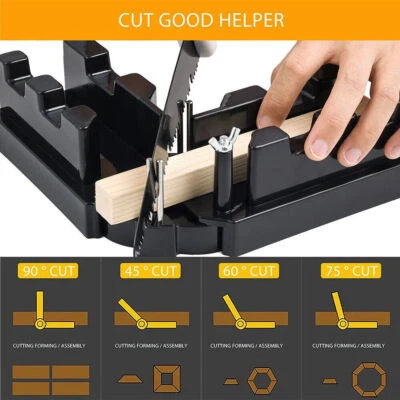 UK 2in1 Mitre Measuring Cutting Tool For Pipeline Installation Woodworking Home