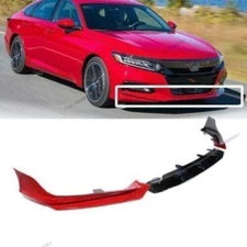 For 2018-2020 Honda Accord Yofer San Marino Red Front Bumper Lip Splitter Kit