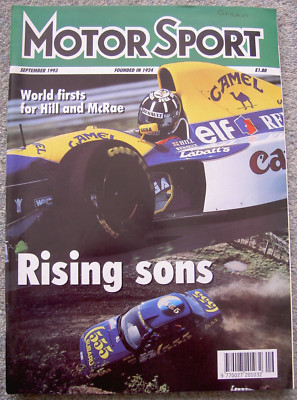 Motor Sport (Sep 1993) Peugeot 106 Xsi v Clio Rsi, German & Hungarian Grand Prix