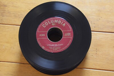 GUY MITCHELL ''CRAZY WITH LOVE / SINGING THE BLUES'' 45 RPM 7'' RECORD [4B3-49]