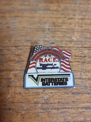 Interstate Batteries Great American Race Badge Disney Land World 1987