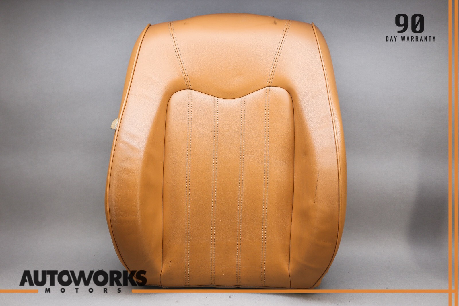 03-08 Maserati Quattroporte M139 Front Right Side Upper Seat Cushion Beige OEM
