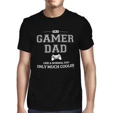 1Tee Mens Gamer Dad, Like A Normal Dad But Much Cooler T-Shirt