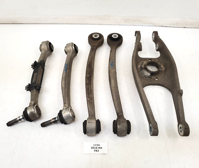   OEM BMW F82 F83 M4 Rear Right Lower Upper Suspension Control Arm Wishbone SET