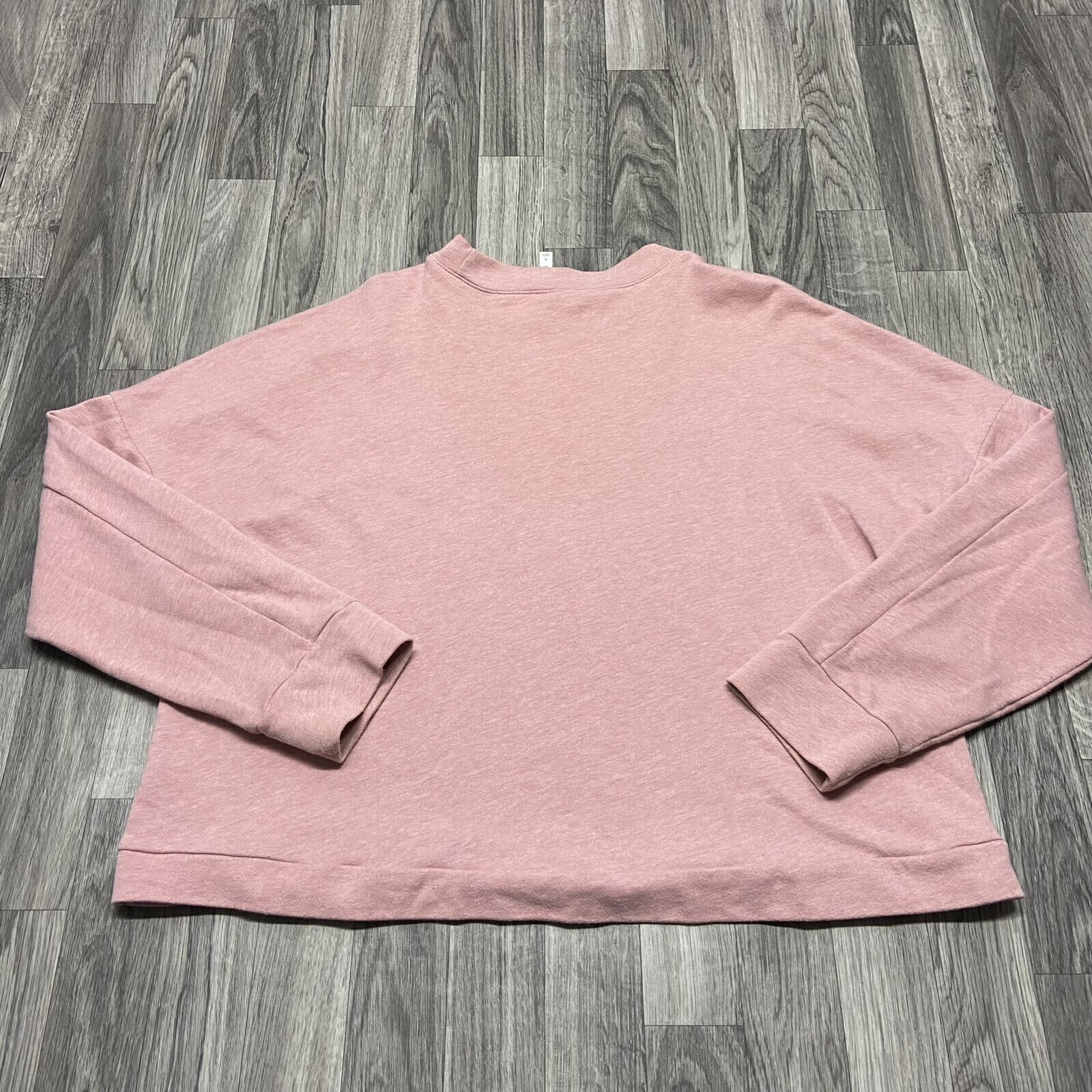 FABLETICS Mock Neck Pink Pullover Cropped Sweatsh… - image 2