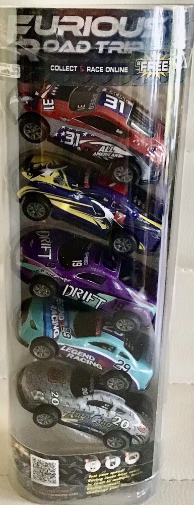 5-Piece Pull Back Toy Race Car Set - Assorted Colors