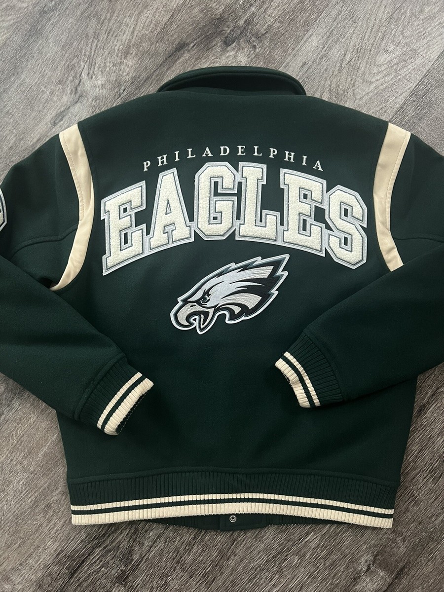 Abercrombie NFL Philadelphia Eagles Vintage Green Fly Bomber