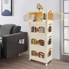 Folding Storage Bins Stackable Storage Bins for Clothes Home Storage Container