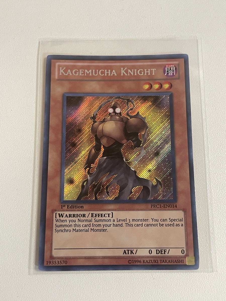 Yu-Gi-Oh! Trading Card - Kagemucha Knight (PRC1-EN014) - Secret Rare - 1st Edition - 2012 Premium Tin