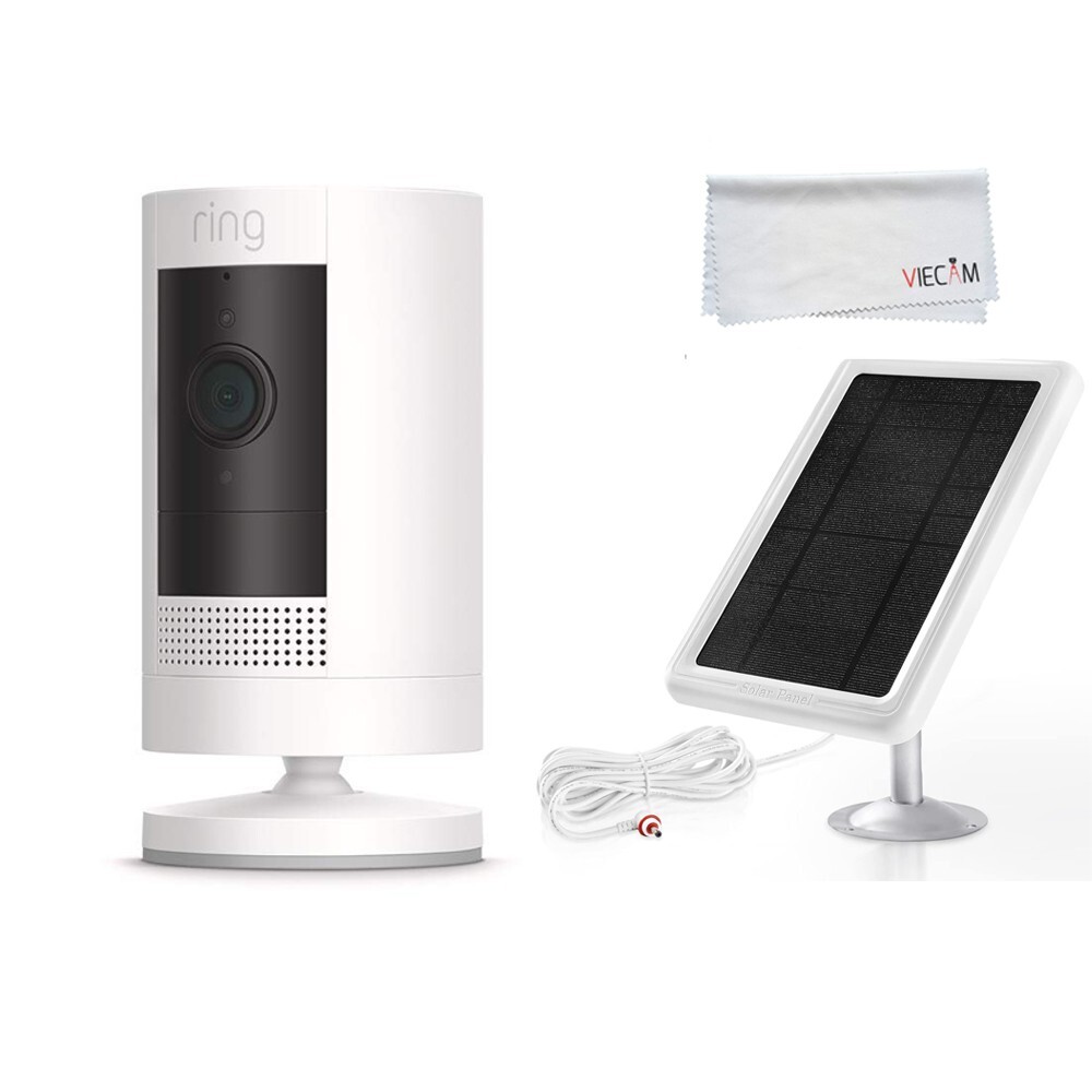 Ring Stick Up CamとSolar Panelのセット おまけ付き Ring Stick Up Cam Battery with Solar Panel Bundle Deal