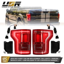 OE LED Tail Light Upgrade PlugNPlay (L+R) For 15-17 F150 F-150 Halogen Models