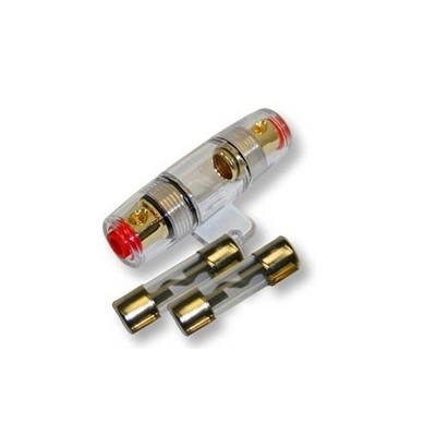 American Terminal 120 Amp Inline AGU Fuse Holder Fits 4 8 10 Gauge Wire