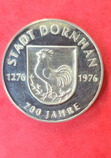 Medaille 986er Silber 700 Jahre Dornhan 20 g 35 mm PP