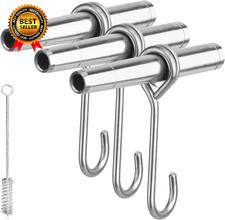 Stainless Steel Maple Syrup Taps Kit, Spiles for Tapping Trees, 3 Spiles and Hoo