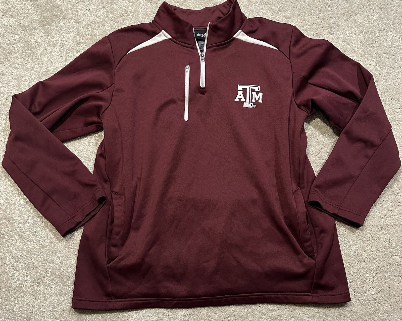 Texas A&M Aggies Gen 2 1/4 Zip Pullover Jacket Men’s Size Large