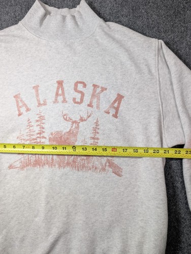 Felpa pullover Aerie Alaska oversize finto collo grigio donna taglia media - Foto 6 di 9