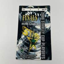 2000 New Jersey Devils Stanley Cup Finals Stars Ticket NHL Hockey Clincher